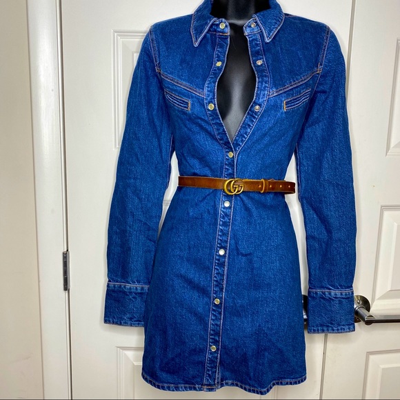 Zara | Dresses | Zara Long Sleeve Denim 